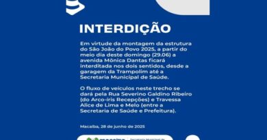 Avenida Mônica Dantas será interditada neste domingo para montagem do São João do Povo 2025