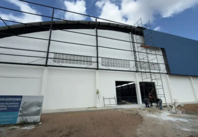 Obra do ginásio poliesportivo de Cajazeiras chega à reta final