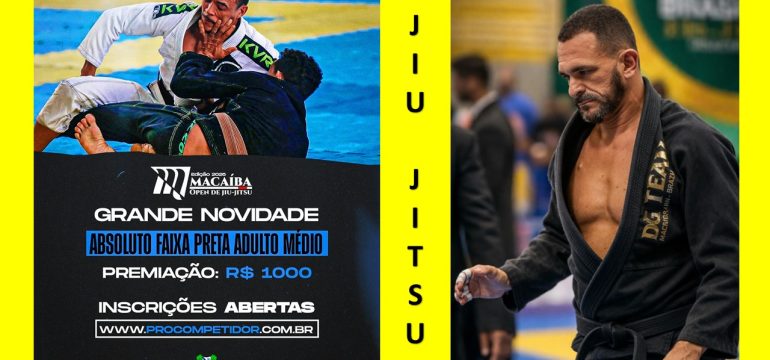 Macaíba vai parar… e o tatame vai ferver no “Macaíba Open de Jiu-Jitsu