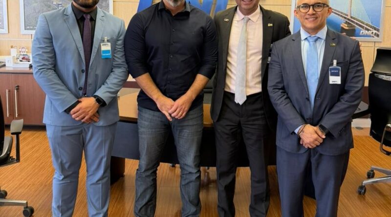 Prefeito Emídio Júnior tem reunião com diretor nacional do DNIT sobre obras da BR-304