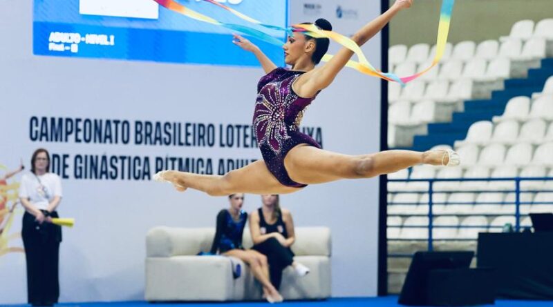 Gabriela Cunha: atleta destaque do RN no Brasileiro de Ginástica Rítmica