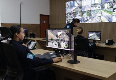 Guardas municipais de Macaíba começam a operar sistema de videomonitoramento do COISP