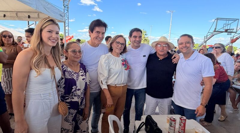 Zenaide participa de tradicional almoço de São João Batista e reforça parceria com Assú